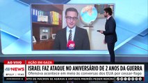 Israel faz ofensiva no dia que a guerra completa dois anos em Gaza