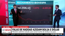 Ibovespa cai com falas de Haddad sobre tarifa de ônibus | FECHAMENTO TOURO DE OURO