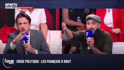 FORUM BFMTV - "J'ai voté Jean-Luc Mélenchon en 2022, et je le regrette presque": échange tendu entre Gabriel, professeur et Kévin, gardien d'immeuble