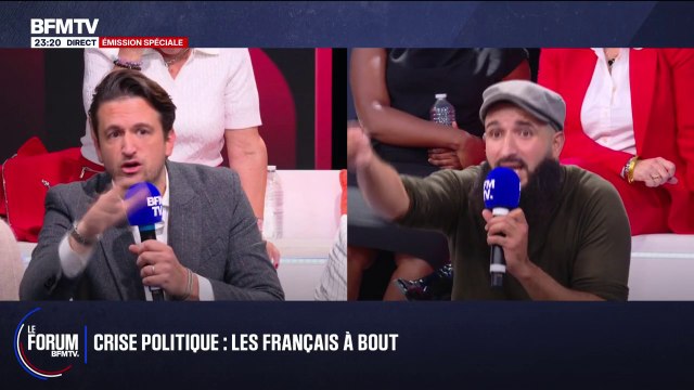 FORUM BFMTV - J'ai voté Jean-Luc Mélenchon en 2022, et je le regrette presque : échange tendu entre Gabriel, professeur et Kévin, gardien d'immeuble