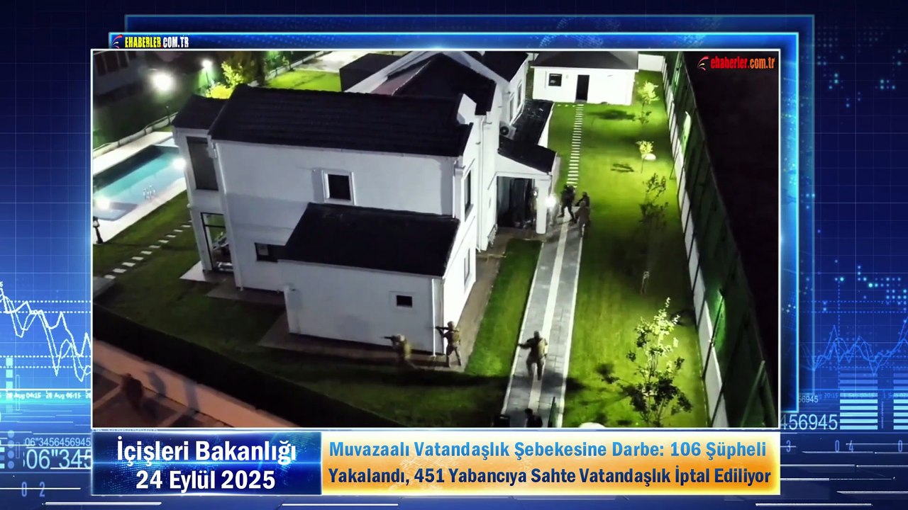Muvazaalı Vatandaşlık Şebekesine Darbe: 106 Şüpheli Yakalandı, 451 Yabancıya Sahte Vatandaşlık İptal Ediliyor