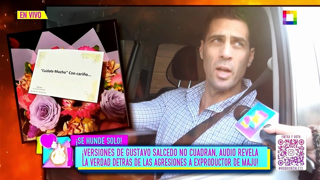 VERSIONES DE GUSTAVO SALCEDO NO CUADRAN, AUDIO REVELA LA VERDAD DETRÁS DE LAS AGRESIONES | Willax