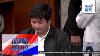 Sen. Estrada, naghain ng reklamong perjury laban kay dating DPWH Engr. Brice Hernandez | Unang Balita