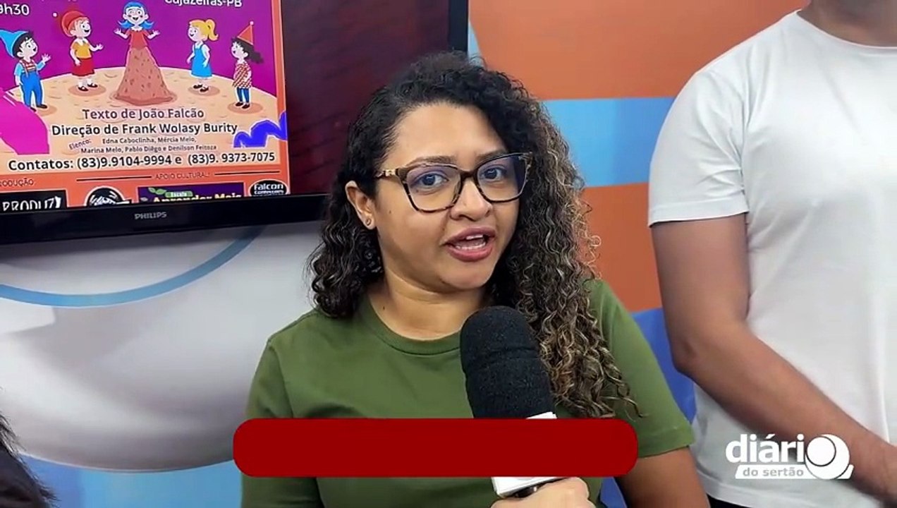 Espetáculo infantil “O Pequenino Grão de Areia” estreia no Teatro Íracles Brocos Pires, em Cajazeiras