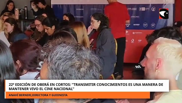 Oberá en Cortos: “Transmitir conocimientos es una manera de mantener vivo el cine nacional”
