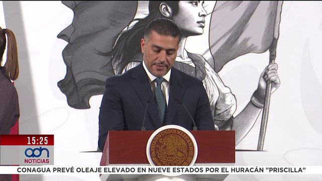 Omar García Harfuch presenta los resultados del primer año de Estrategia de Seguridad