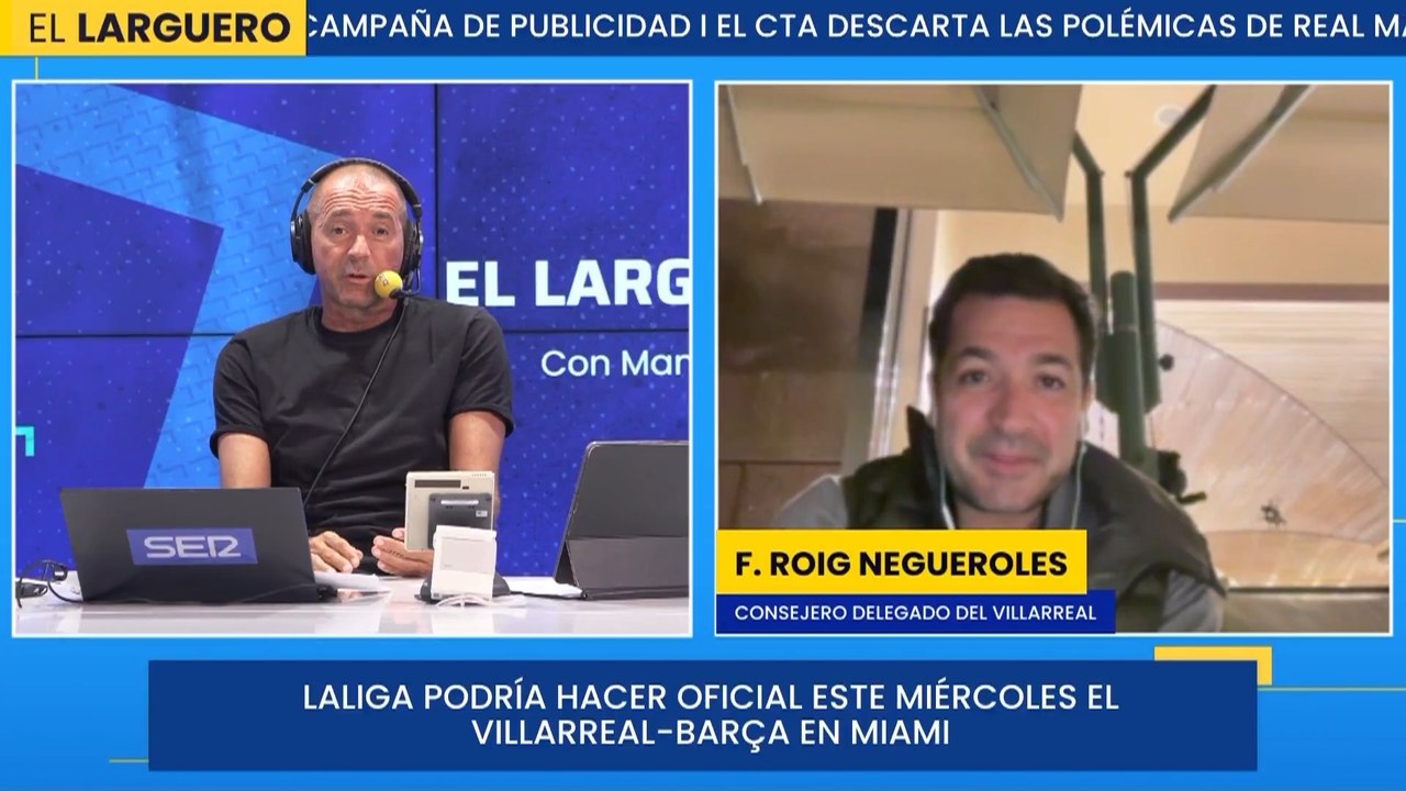 Fernando Roig Negueroles, en 'El Larguero'