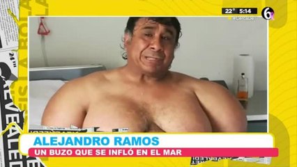 El dramático caso de Alejandro Ramos, el buzo inflado por el mar
