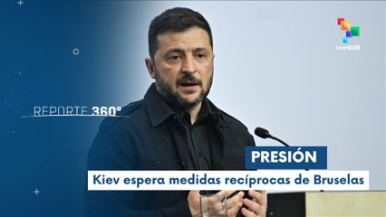 Zelensky presiona por avances en la adhesión a la UE