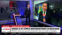 Fernando Haddad reitera otimismo nas negociações com EUA sobre tarifaço