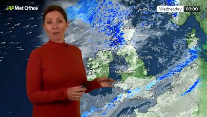 Met Office Wednesday Morning Weather Forecast 08/10/2025
