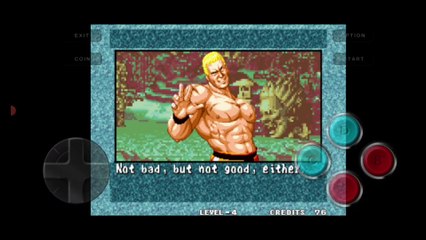 Fatal Fury 3 Blue Mary vs Geese Howard Blue Mary é derrotada por Geese Howard
