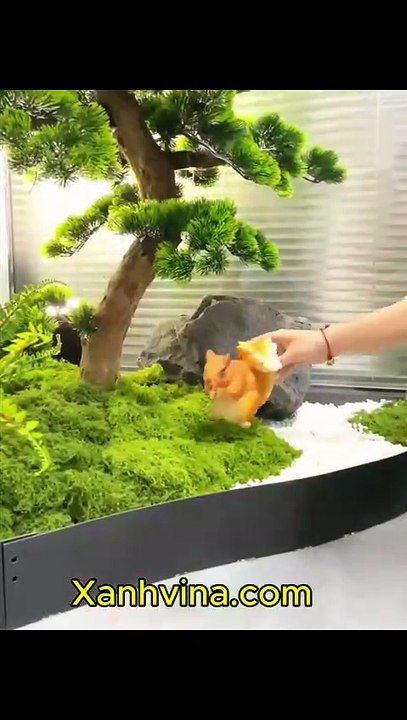Cách trang trí góc nhà với cây tùng giả – đơn giản mà tinh tế