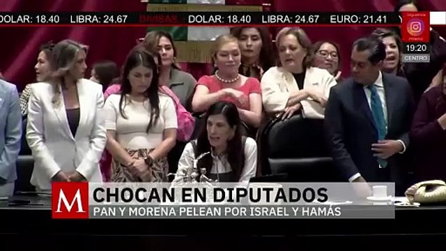 Diputados mexicanos se pelean debido al conflicto entre Palestina e Israel