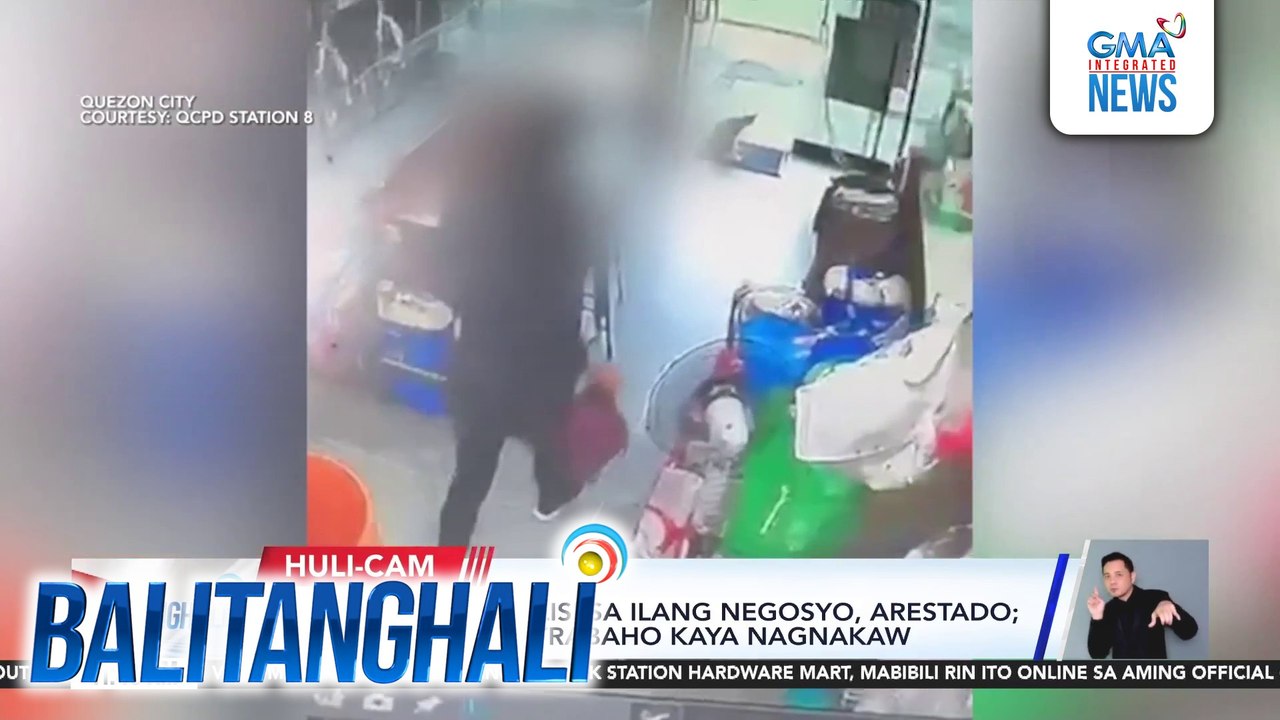 Lalaking nananalisi sa ilang negosyo, arestado; hirap daw magkatrabaho kaya nagnakaw | Balitanghali