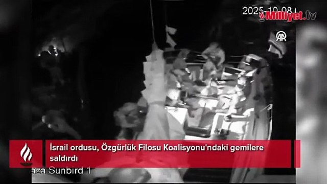 İsrail ordusu, Özgürlük Filosu Koalisyonu'ndaki gemilere saldırdı