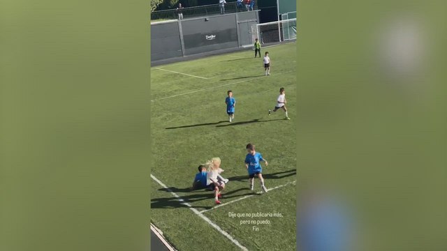 El vídeo viral del hijo de Griezmann jugando al fútbol con el que todos alucinan: deben verlo