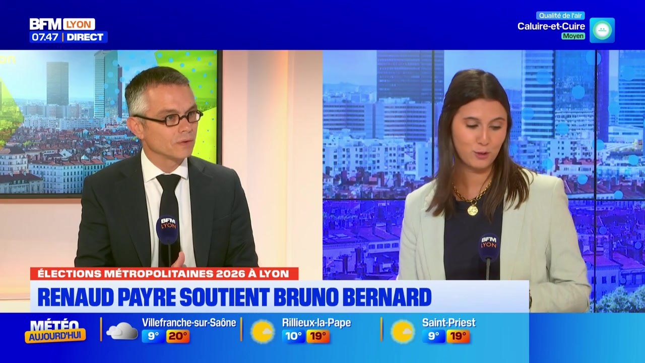L'invité de Bonjour Lyon du mercredi 8 octobre 2025 - Renaud Payre