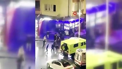 Elinde jiletle sokağı birbirine katan şüpheli silahla vuruldu!