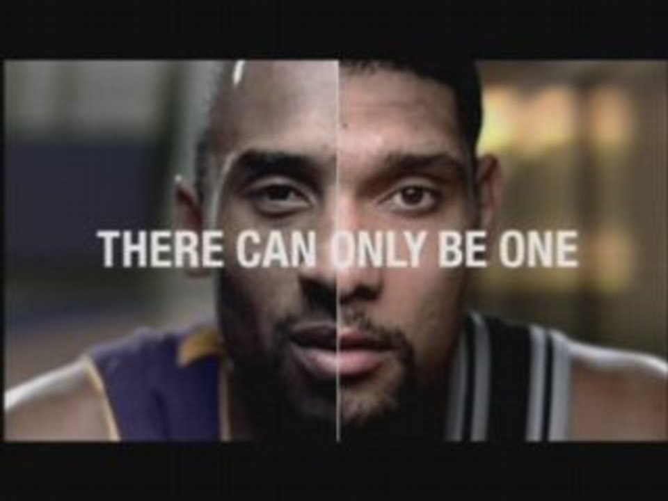 NBA There Can Only Be One Kobe-Duncan