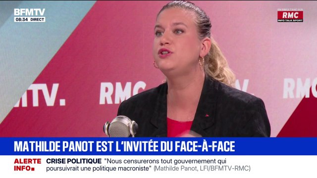 Olivier Faure est en train de discuter avec la Macronie , déplore Mathilde Panot