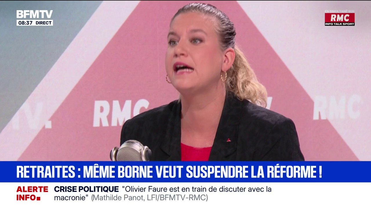 Réforme des retraites: "La suspension n'est absolument pas envisageable, nous voulons son abrogation", assure Mathilde Panot (LFI)