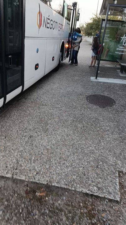 Kid to School by Bus  in Europe