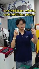 Laser welding machine.