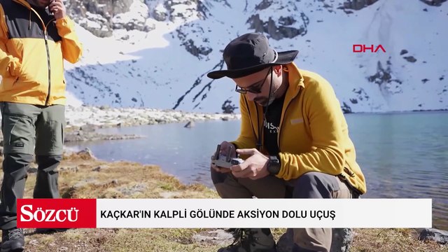 Kaçkar'ın kalpli gölünde aksiyon dolu uçuş