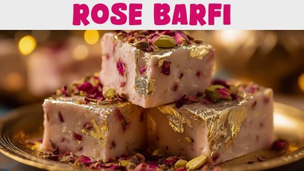 Must Try Diwali Sweets ~Rose Barfi Recipe ~ Mouth-Watering Indian Sweet