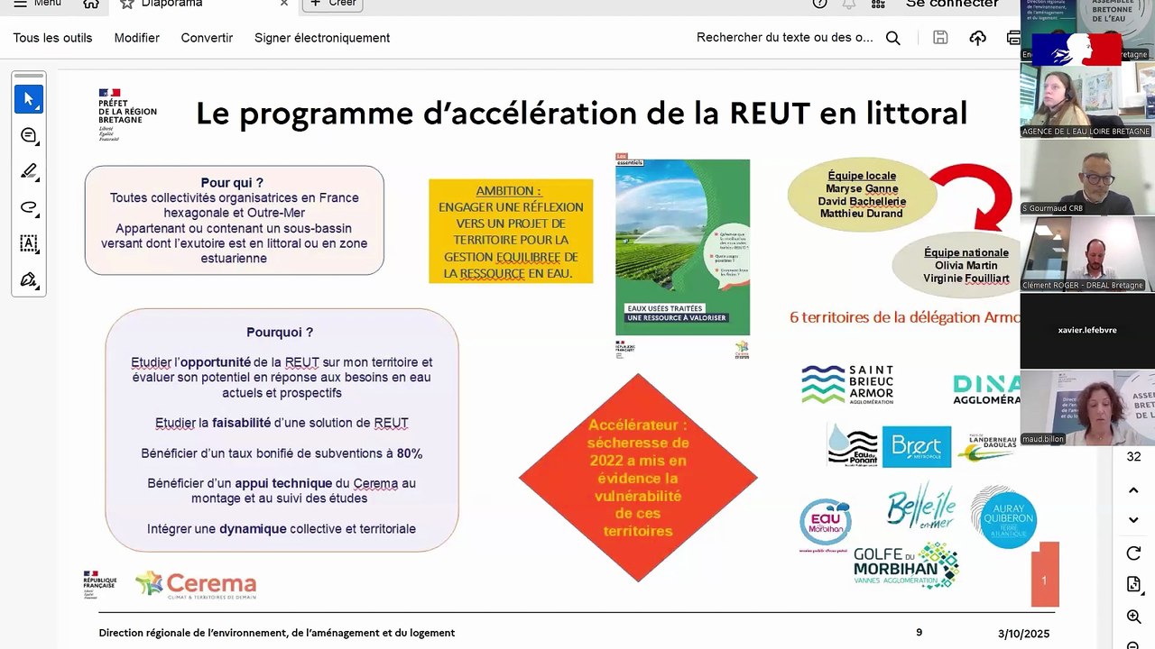 REPLAY Webinaire sur les eaux usées non conventionnelles