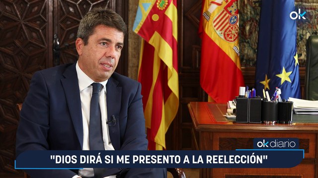 Mazón: Dios dirá si me presento a la reelección