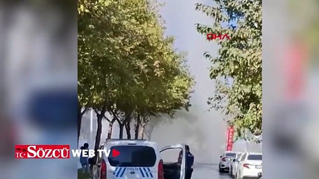 Şanlıurfa'da boru patladı, su metrelerce yükseğe fışkırdı
