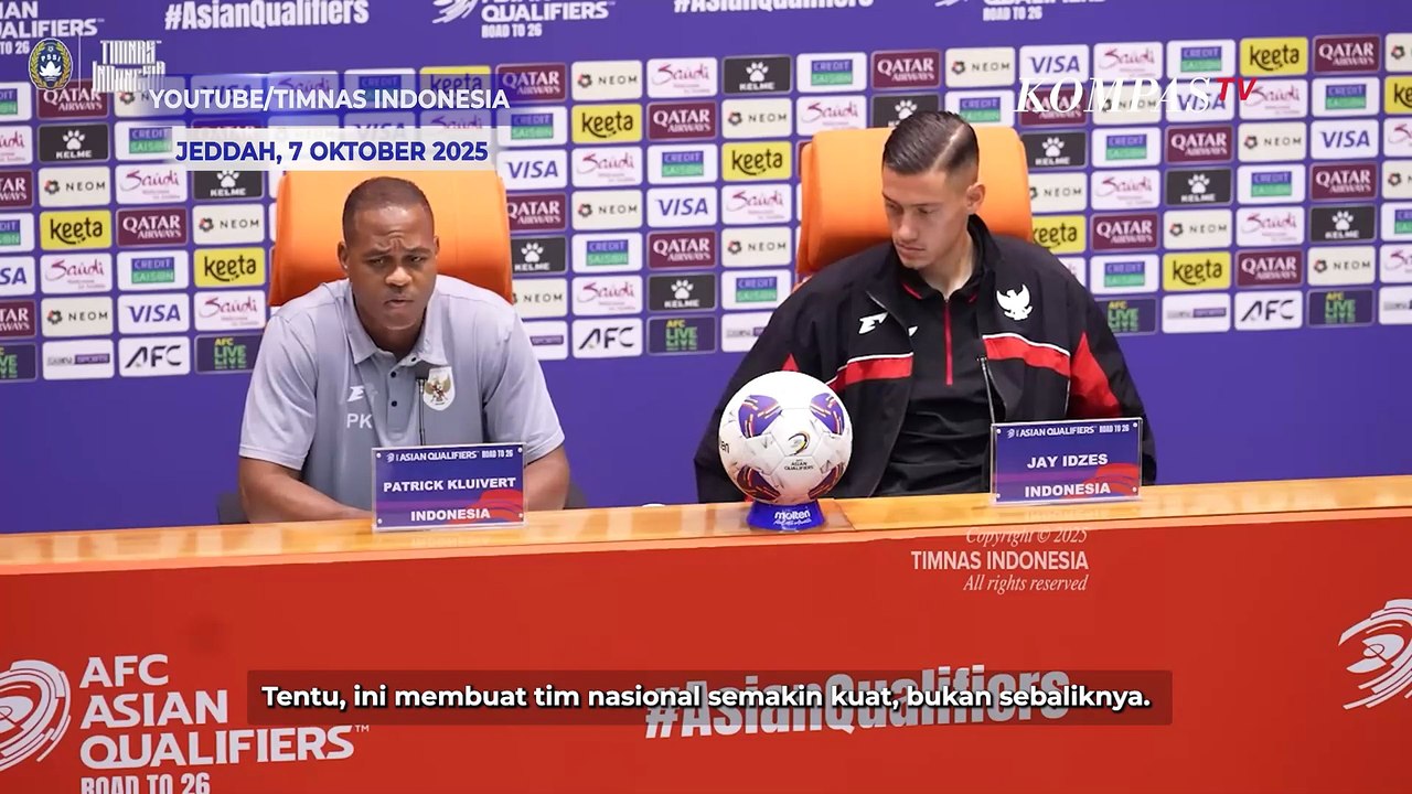 [FULL] Patrick Kluivert & Jay Idzes Buka Suara Jelang Timnas Indonesia Vs Arab Saudi: Harus Tajam