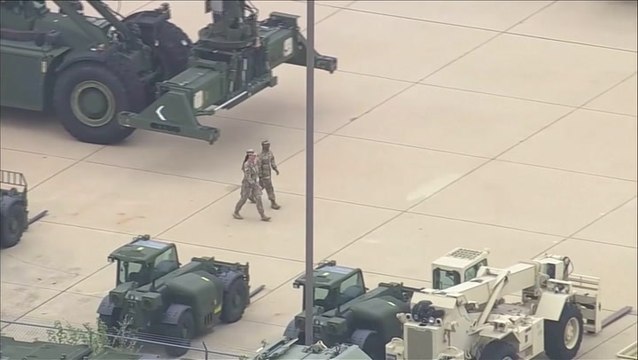 Texas National Guard troops gather at Illinois army training center despite lawsuit over Trump crackdown