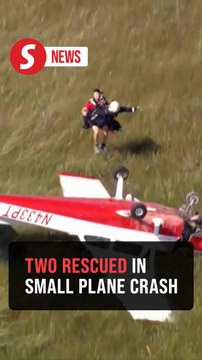 Student pilot, instructor rescued after plane crashes in Florida