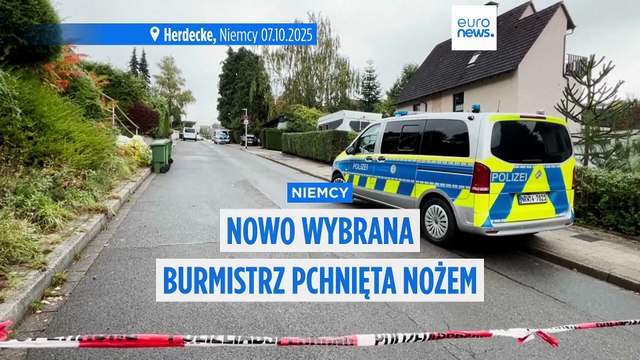 Niemcy: nowo wybrana burmistrz miasta Herdecke pchnięta nożem 