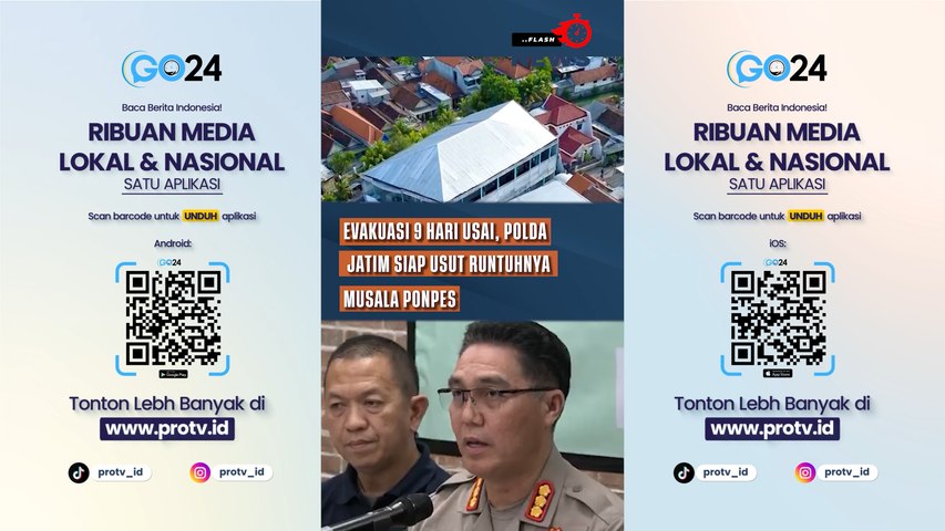 Evakuasi 9 Hari Usai, Polda Jatim Siap Usut Runtuhnya Musala Ponpes