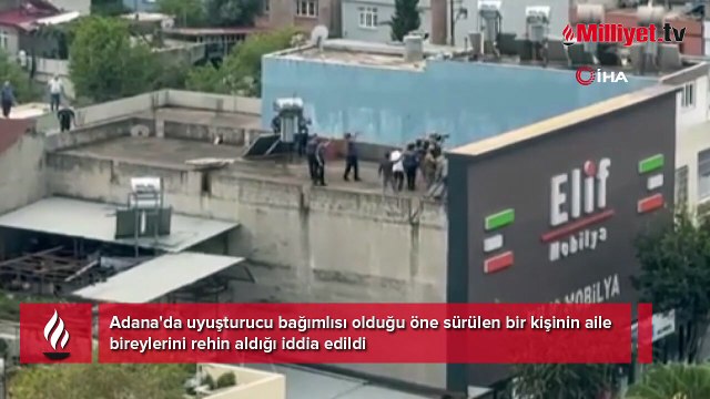 Adana'da hareketli dakikalar! Ailesini rehin aldı, polis ve özel harekat sevk edildi
