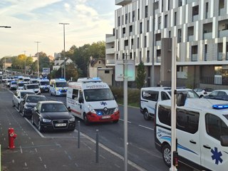 Sirènes hurlantes ce mercredi matin à Caen