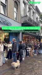Folie dans le centre de Verviers pour la collection Halloween de Legami
