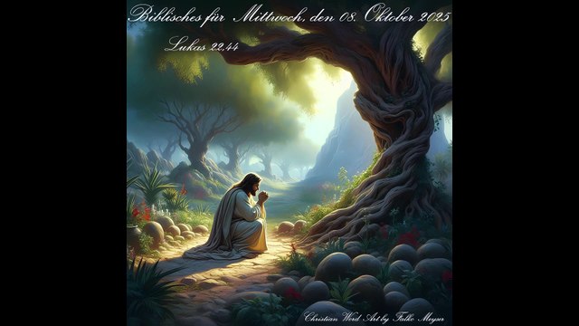 Biblisches für Mittwoch, den 08. Oktober 2025, zu Lukas 22,44