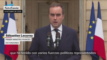 Lecornu: "Existe la voluntad de que Francia tenga un Presupuesto antes del 31 de diciembre"