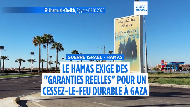 Gaza : le Hamas prêt à conclure un accord mais exige des garanties de cessez-le-feu durable