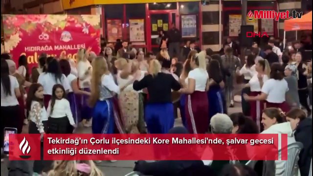 Kore Mahallesi'nde şalvar gecesi! Tam 2 bin kişi katıldı