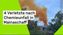 Entwarnung für Aschaffenburg: 4 Verletzte nach Chemieunfall in Mainaschaff