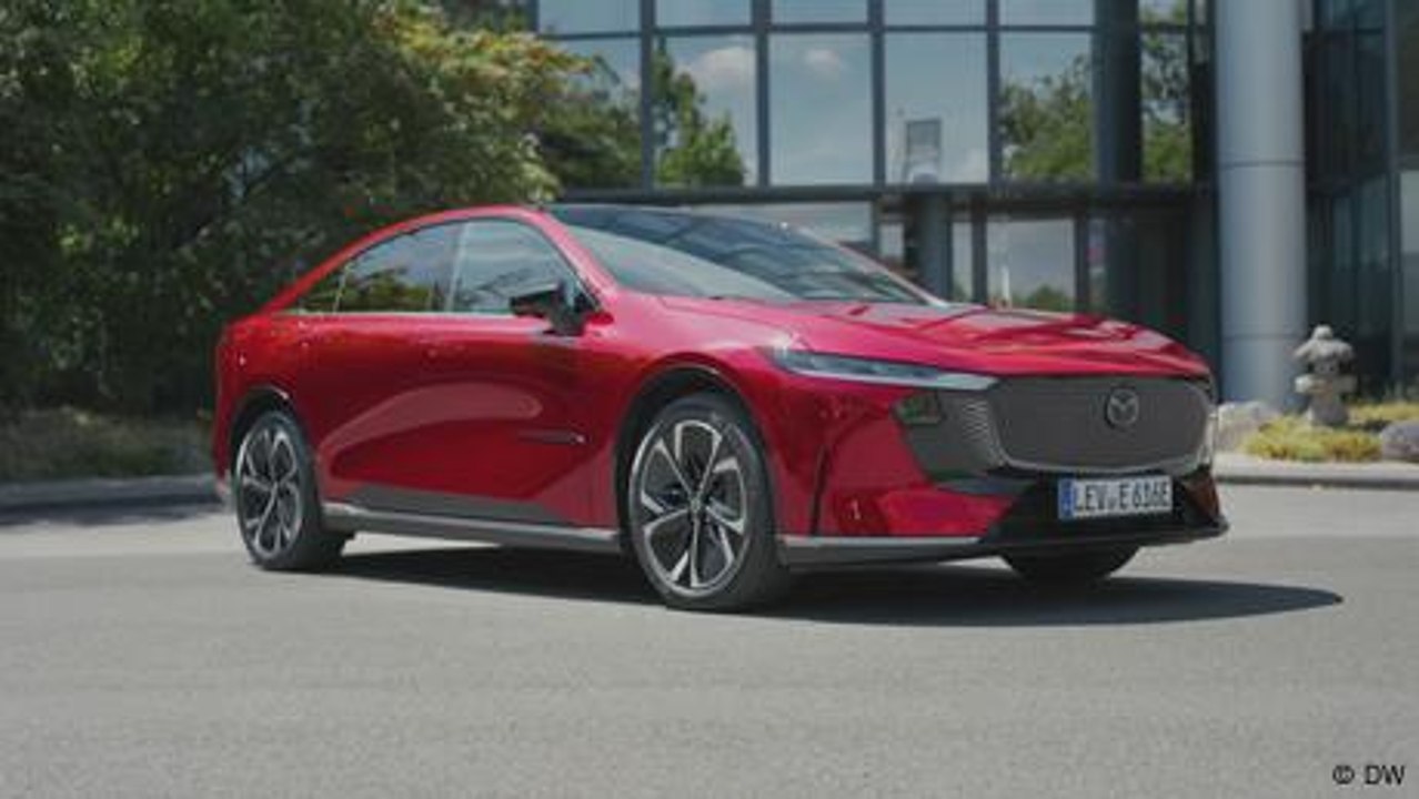 Testing the new electric Mazda 6e