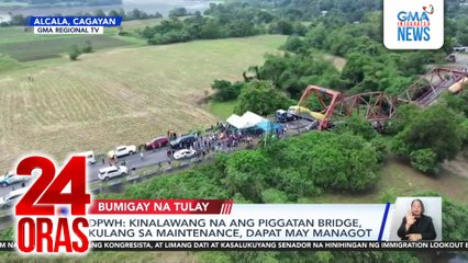 DPWH - Kinalawang na ang Piggatan Bridge, kulang sa maintenance, dapat may managot | 24 Oras