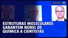 Nobel de Química premia trio por pesquisas sobre novas estruturas moleculares