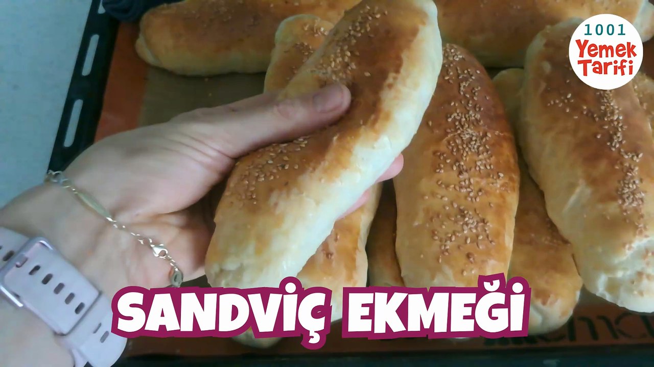 ✅SANDVİÇ EKMEĞİ🥖 TARİFİ😍👌